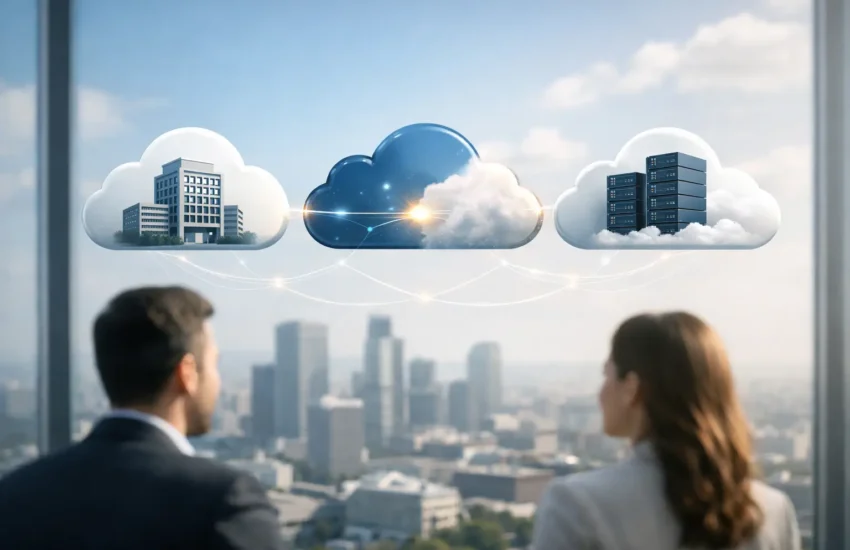 Public Private Hybrid Cloud for Growing Firms